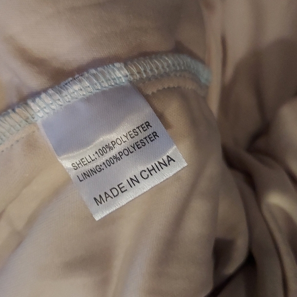 Love Triangle V Neck Lace Overlay Midi Dress Dusky Blue Small - Picture 16 of 17